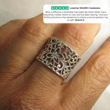 Bonna - Vintage Silver Hollow Ring