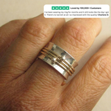 Shine - Vintage Gold Layer Silver Ring