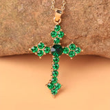 Veridienne Croixheart Necklace | Gold