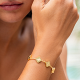 CLOVER Guld Armbånd