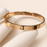 FINET Luxe Armbånd med Zircon