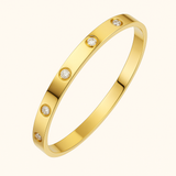 FINET Luxe Armbånd med Zircon