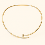 SPIJKER Halskæde med Zirkoon