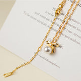 Butterfly Pearl Necklace