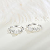 Freshwater Pearl Zircon Ring