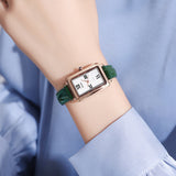 Leather-Strapped Casual Watch