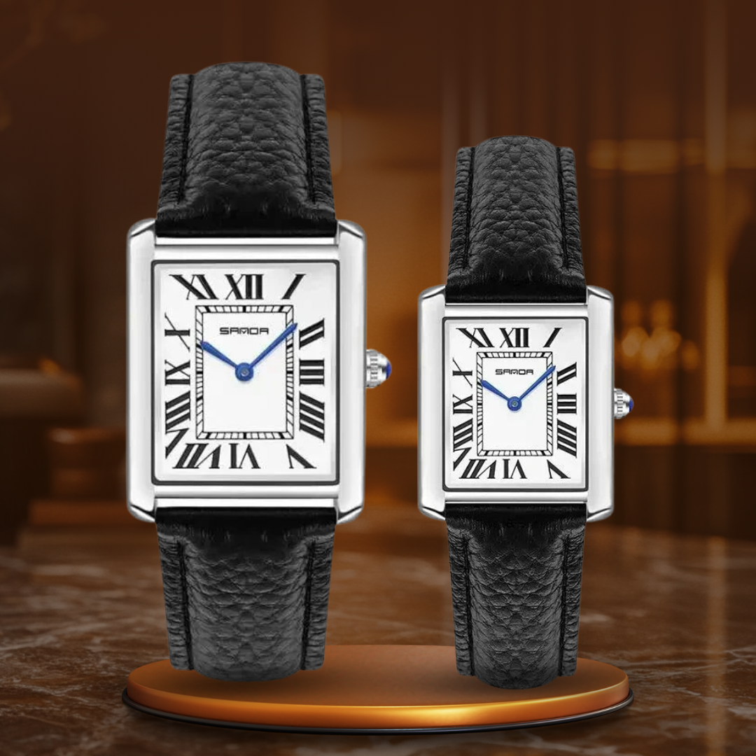 Stylish Square Dial Watches for Couples