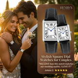 Stylish Square Dial Watches for Couples