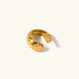 Etta Guld Slange Ring
