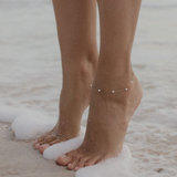 CALI Perle Ankelkæde | Guld