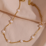 CALI Perle Ankelkæde | Guld