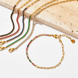 FAE Papirklips Tennis Armbånd