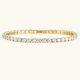 TENNIS Elegant Armbånd | Sølv