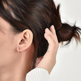 ISA Guldøreringe med Zirkon