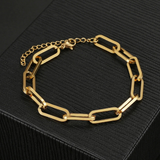 JESSIE Paperclip Armbånd