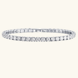 TENNIS Elegant Armbånd | Sølv