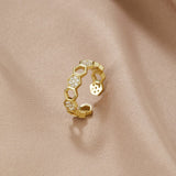 Bee - Gold & Crystal Ring