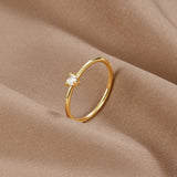 Love - Crystal Heart Ring